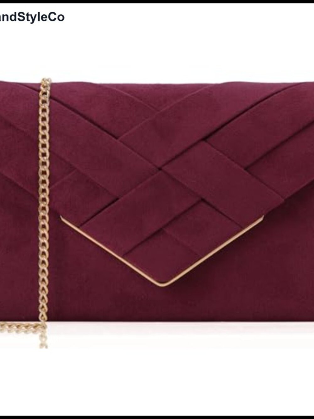Women's Velvet Clutch Evening Bag Chain Shoulder Handbag Formal